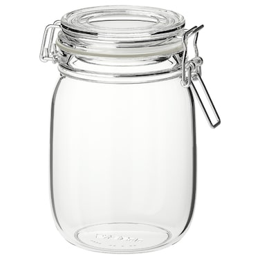Jar With Lid Perfect For Storing Pickled Vegetables Preserved Berries 1L