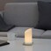 Led Block Candle White/In/Outdoor 16cm