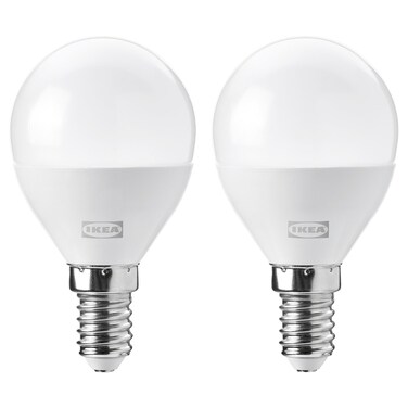 Led Bulb E14 806 Lumen Dimmable/Globe Opal White 45mm