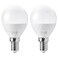 Led Bulb E14 806 Lumen Dimmable/Globe Opal White 45mm