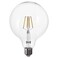 Led Bulb E27 470 Lumen Dimmable/Globeclear Glass 125mm