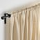 Curtain Rod Combination Black 120-210cm