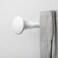 Finials 1 Pair You Can Easily Change The Expression Of The Curtain Rod Metal/White
