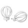 Finials 1 Pair You Can Easily Change The Expression Of The Curtain Rod White