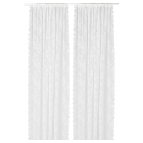 Net Curtains 1 Pair Off-White 145X300cm
