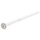 Shower Curtain Rod White 120-200cm