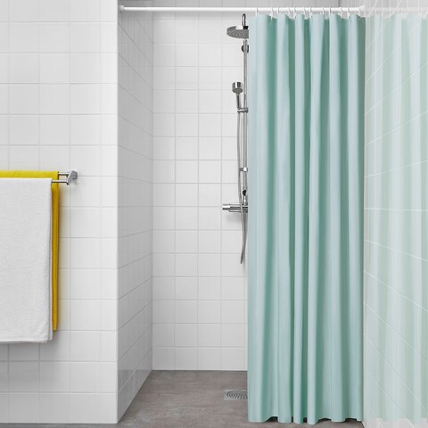 Shower Curtain Turquoise 180X200cm