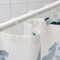 Shower Curtain White Blue/Fish 180X200cm