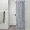 Shower Curtain White/Blue 180X200cm