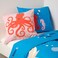 Cushion Cover Octopus Pattern/Pink 50X50cm