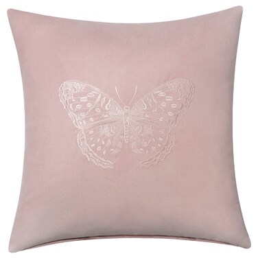 Cushion Cover Pink/Butterfly 50X50cm