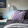 Cushion Cover Purple/Patterned 50X50cm