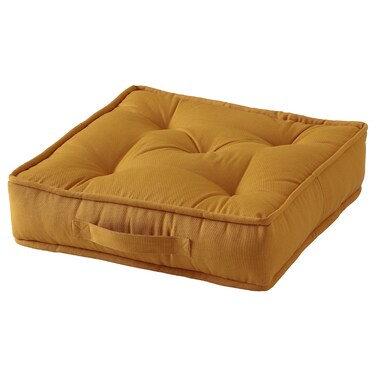 Floor Cushion Golden-Yellow 45X45X10cm