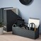 Desk Organiser Dark Grey 34X16cm