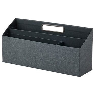 Desk Organiser Dark Grey 34X16cm