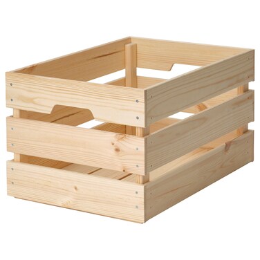 Box Perfect For Storing Cans And Bottles Pine 46X31X25cm