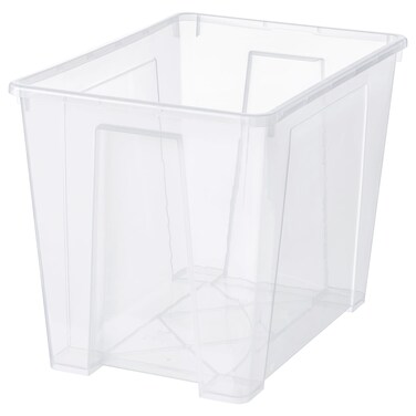 Box Transparent 56X39X42cm/65 L
