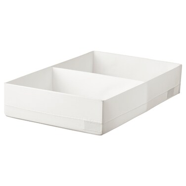 Box With Compartments White 34X51X10cm