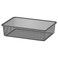 Mesh Storage Box Dark Grey 42X30X10cm