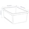 Storage Box Possible To Recycle Or Use For Energy Recovery 35X25X14cm/9L