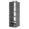 Storage With 6 Compartments Dark Grey 35X45X125cm