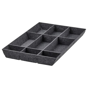 Adjustable Organiser For Drawer Grey 40cm
