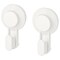 Hook With Suction Cup White