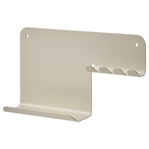 Wall Organiser With Hooks 23X13cm