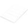 FIS Multipurpose Laser Labels, Colour White, Size 192X59mm (4 Stickers x 100 Sheet) A4 Size, E.U. Origin Material - FSLA4-5-100
