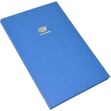 FIS Cash Book, Azure Laid Ledger Paper, FS (210 x 330 mm) Size, 2 Quire - FSACCDC2Q73