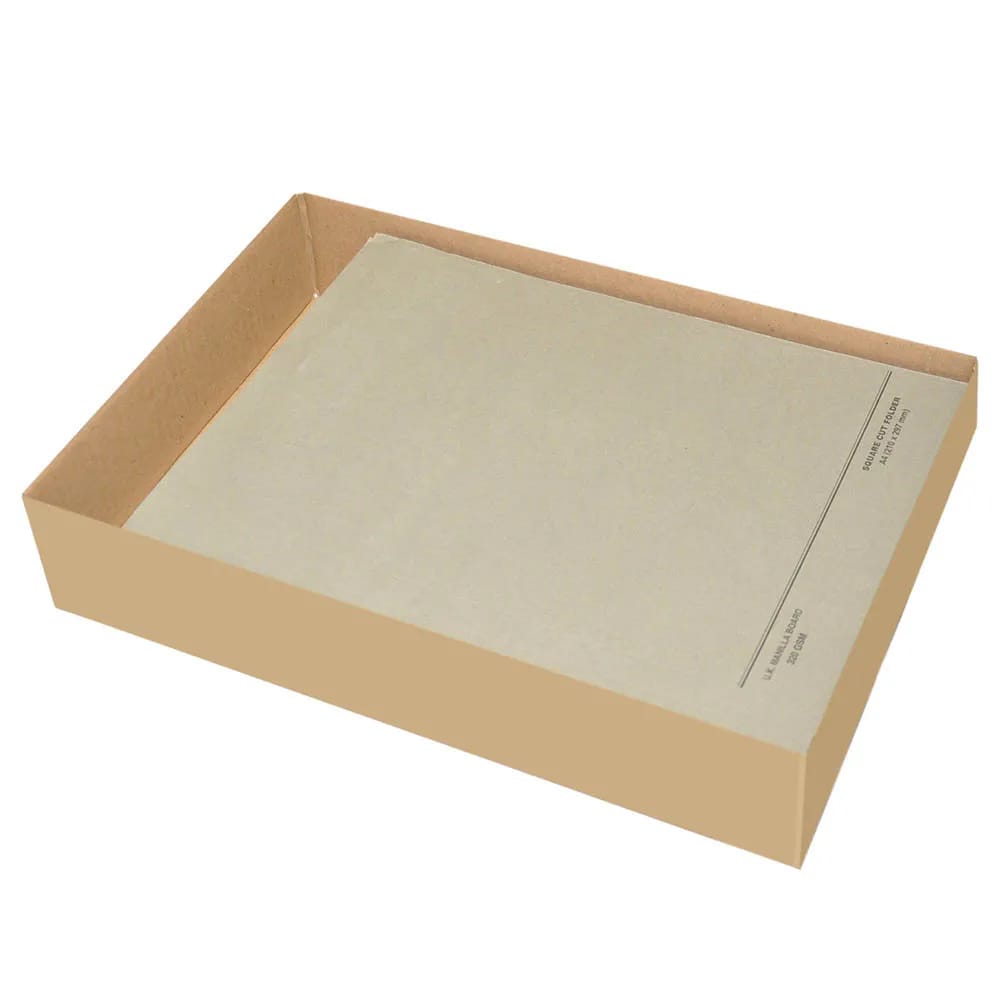 Square Folder Packing Buy FIS Square Cut Folders Without Fastener Grey Color, Pack of 50 Pcs ...