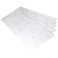 20-Piece FIS Gift Wrapping Paper 35gsm 50X70cm, White/Silver - FSGF01