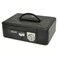 FIS Cash Box Steel Black Color With Number/Key lock, 250 x 180 x 85 mm, 10 Inch Lock Size - FSCPTS1026CBK