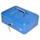FIS Cash Box with Key 10 Inch, Matt Finish Blue Color - FSCPTS0025BL