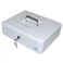 FIS Cash Box with Key 12 Inch, Matt Finish White Color - FSCPTS0019WT