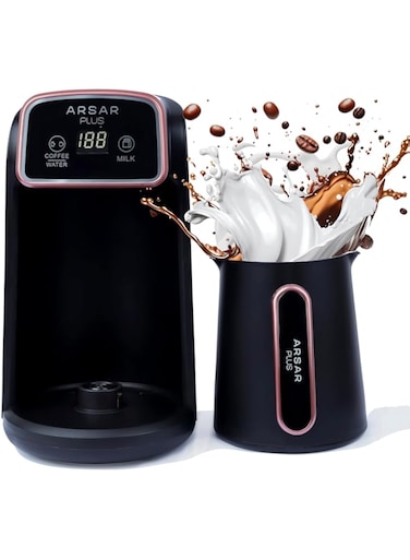 ARSAR PLUS New 2024 style 3 in 1 Automatic machine Turkish coffee maker or heating milk and hot drinks
