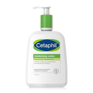 Cetaphil Moisturising Lotion Light Weight All Purpose Moisturiser For Face &amp; Body, With Avocado Oil, 473ml (Pack of 1)