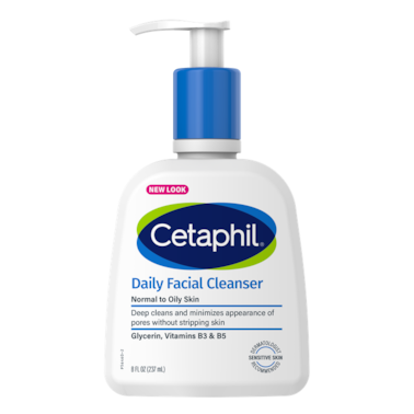 Cetaphil Daily Facial Cleanser For Normal To Oily Skin, 8 Ounce