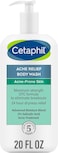 Cetaphil Body Wash, NEW Acne Relief Body Wash with 2% Salicylic Acid to Eliminate Breakouts, Gently Exfoliates and Provides 24Hr Dryness Relief, 20 oz
