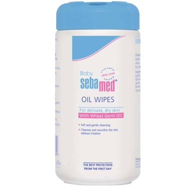 Sebamed Delicate Skin Baby Oil 70 Wipes
