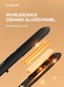 Professional Mini Hair Straightener Small Flat Irons For Short Hair Curls Bangs Travel Flat Iron Black/Gold
