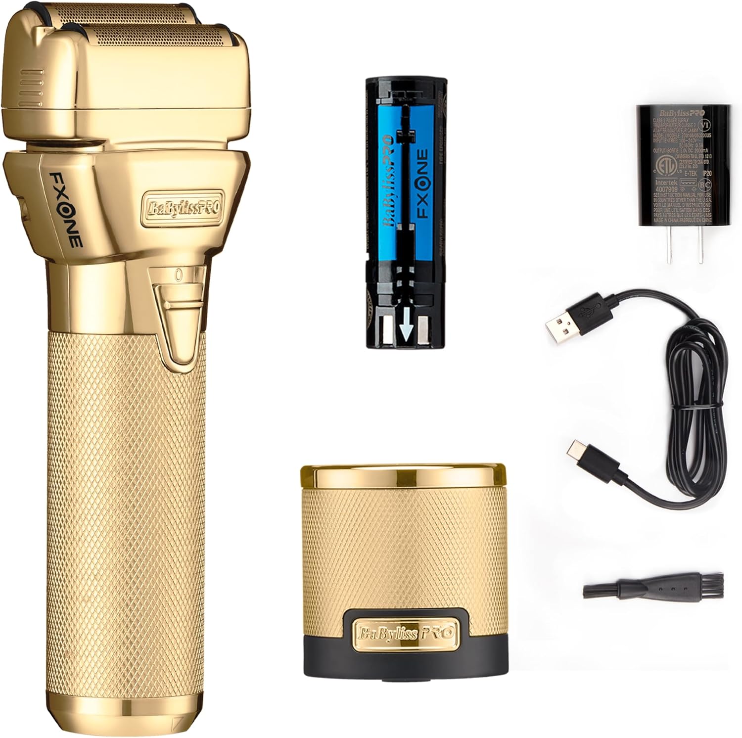 Buy BaBylissPRO FXONE GOLDFX All Metal Double Foil Shaver FX79FSGE