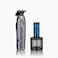 BaBylissPRO FXONE LO-PRO Grey Cordless Trimmer High-Torque Brushless Motor Blue Titanium Standard-Tooth T-Blade   Interchangeable Lithium Battery 3 Hour Runtime Ultra-Low Profile Design-FX729SDE
