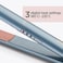 مكواة الشعر BaByliss Denim Luxe، ألواح سيراميك ماسية لشعر ناعم ولامع، تسخين سريع ودرجة حرارة قابلة للتعديل، تحكم في التجعد ولمسة نهائية بجودة صالونات التجميل – ST251PSDE
