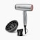 BaByliss Cosmos Lightweight Hair Dryer with Diffuser, 2000W Powerful Compact Ionic Hair Dryer, 3 Heat 2 Speed Settings, Cold Shot, Ceramic Technology, Gray (D580DSDE)