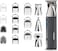 Babyliss Men Super-X Metal Series 15 In 1 Multi Trimmer, 4X Cutting Heads With Unique Magfix System, Delivers 5 Hours Of Consistent Cordless Use, 100% Waterproof For Wet &amp; Dry Use, 7200Usde (Grey)