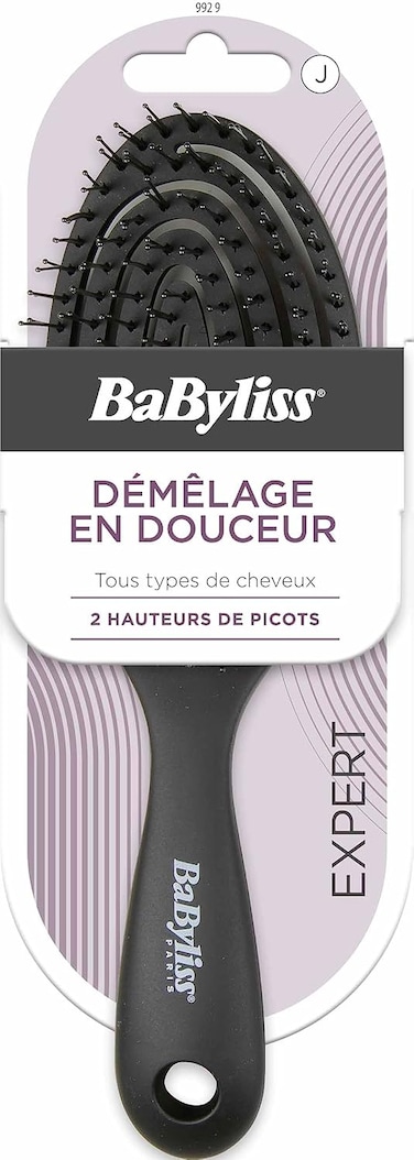 Babyliss 3D Hair Brush Soft Touch Medium, Lightweight Design, Sleek &amp; Stylish, Unisex, Pack Of 1