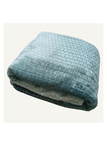 G H Super Soft Flannel Plush Throw Blanket &acirc;&euro;&ldquo; Grid Checked, Single Size (160x220 cm) for Bed and Sofa, Cozy and Comfortable
