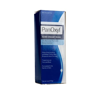 Panoxyl Acne Creamy Wash 4 % Benzoyl Peroxide Daily Control&nbsp;, 170 gm