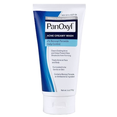 Panoxyl 4% Benzoyl Peroxide Acne Creamy Wash For Face &amp; Body, 170g